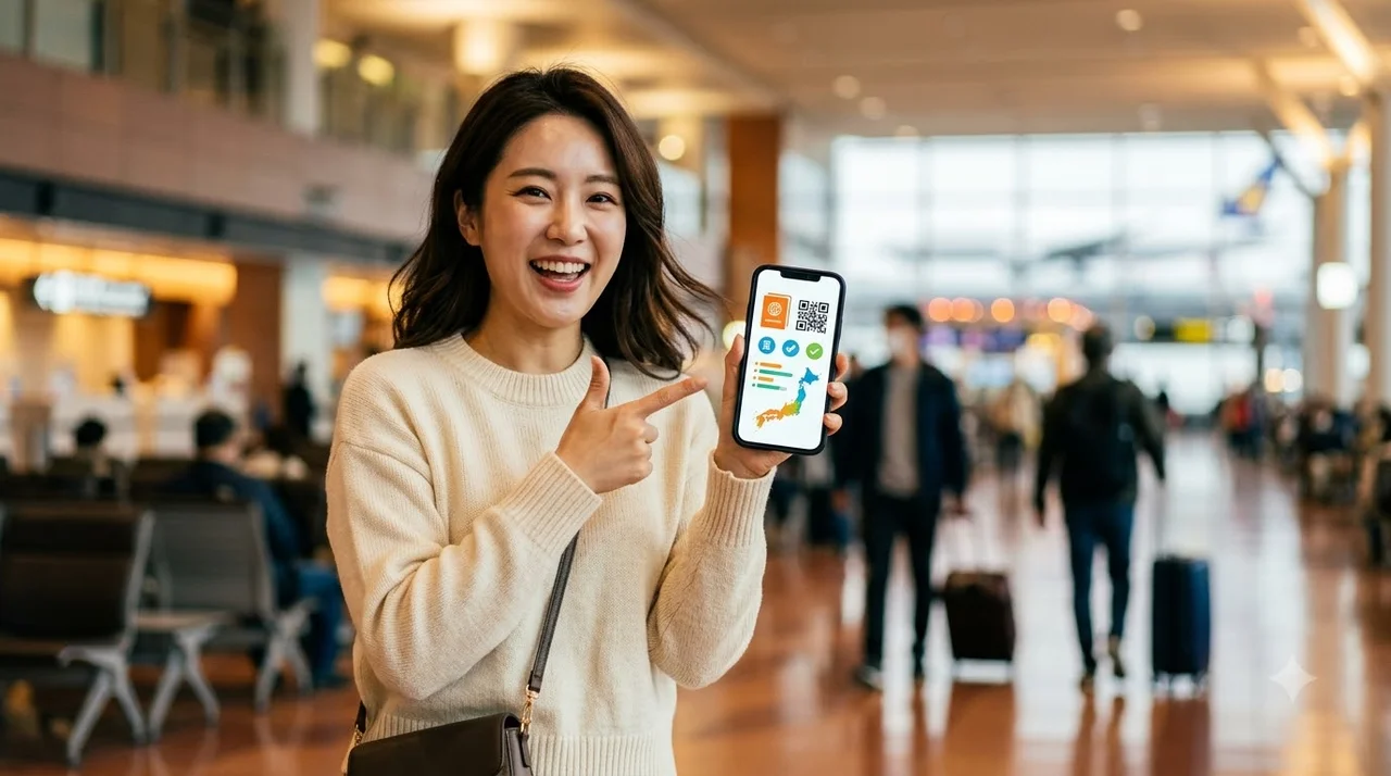 비짓재팬 웹 등록 방법 완벽 가이드: 입국 심사 QR코드 준비